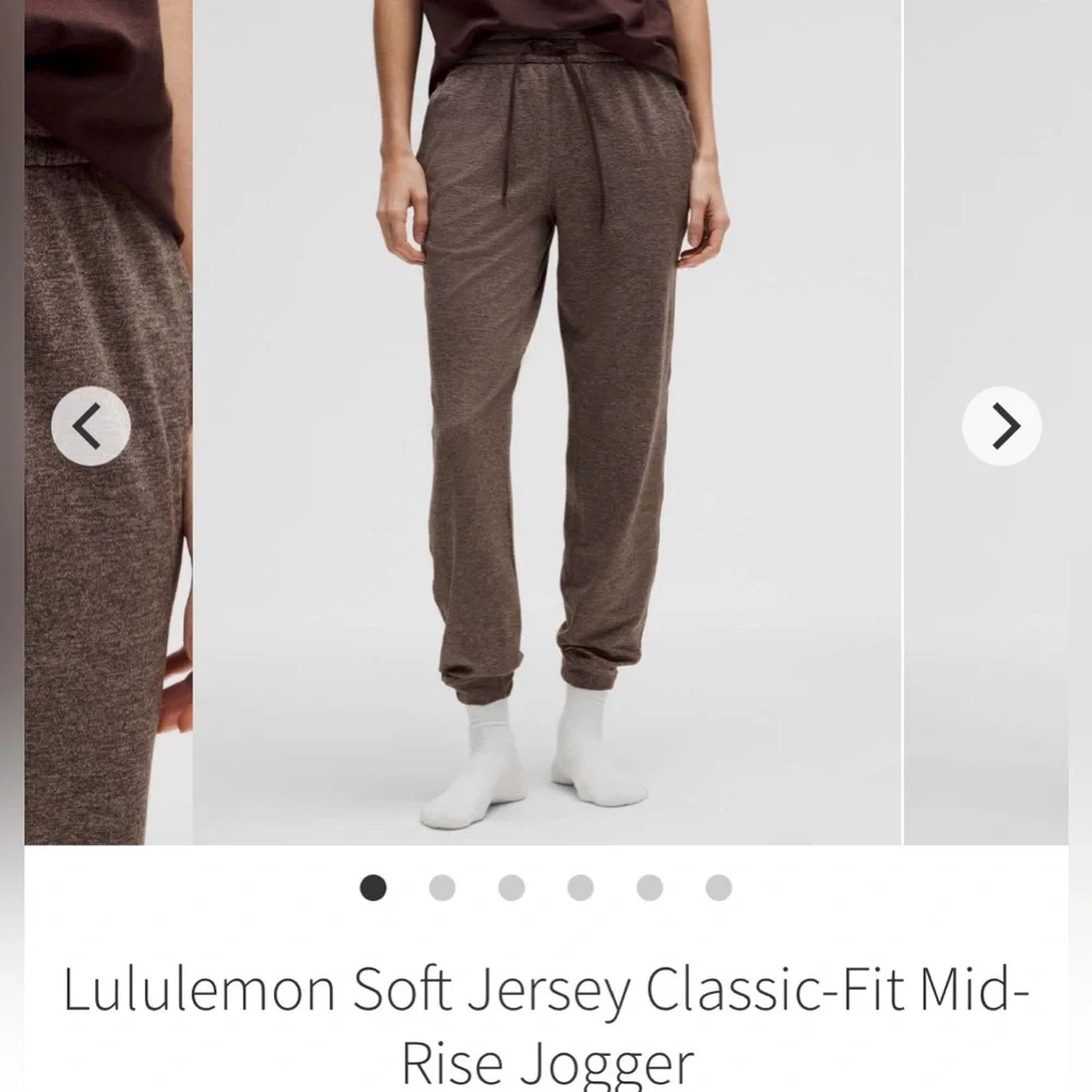 Lululemon Soft Jersey Classic Fit Jogger - Picture 1 of 8